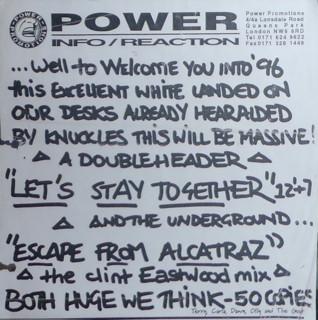  - Let's Stay Together / Escape From Alcatraz