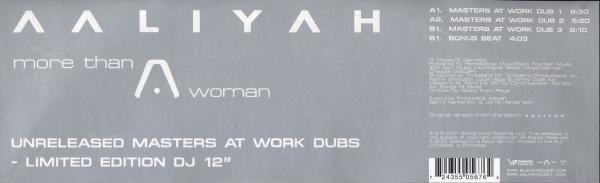 Aaliyah - More Than A Woman (Masters  At Work Dubs)