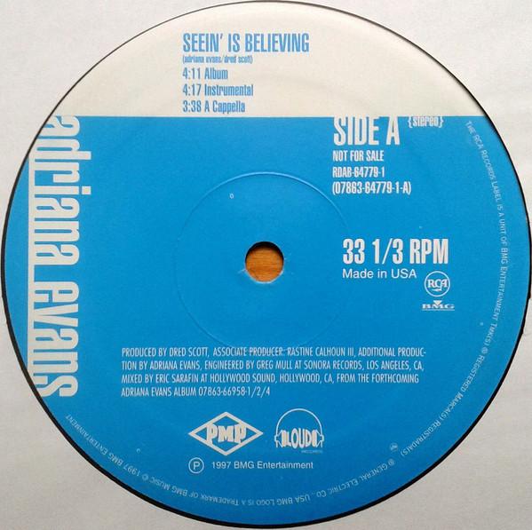 Adriana Evans - Seein' Is Believing / Reality