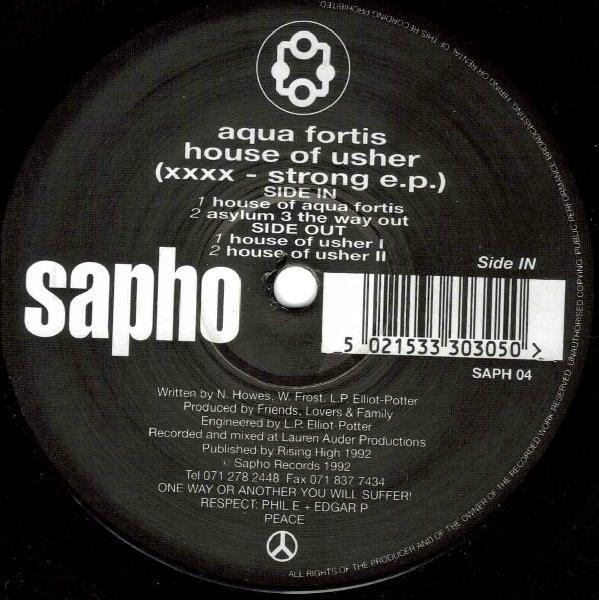Aqua Fortis - House Of Usher (XXXX - Strong E.P.)