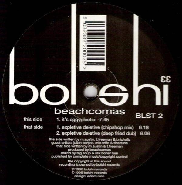 Beachcomas - Expletive Deletive / It's Eggyplectic