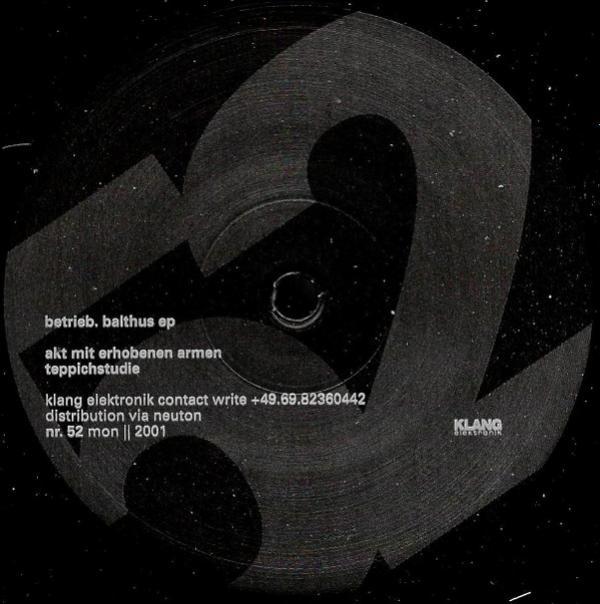 Betrieb - Balthus EP