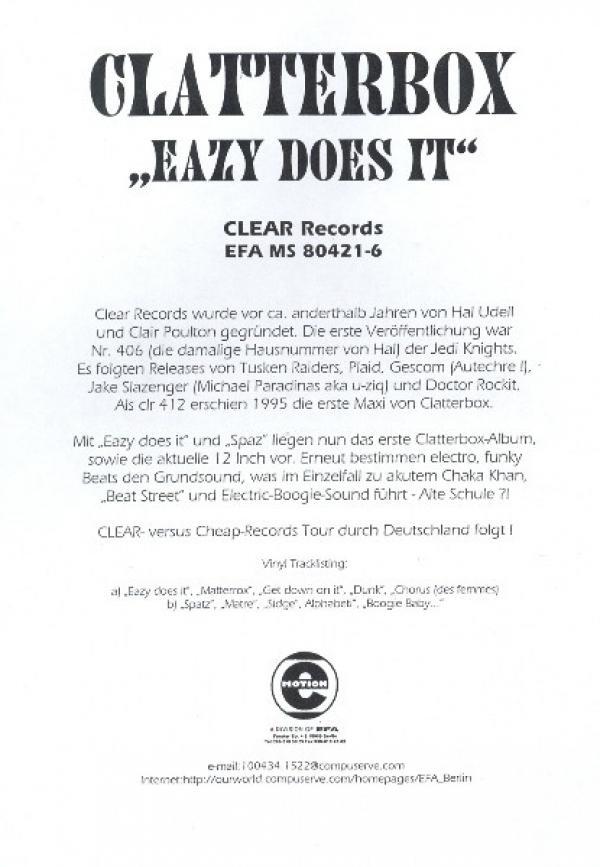 Clatterbox - Eazy Does It
