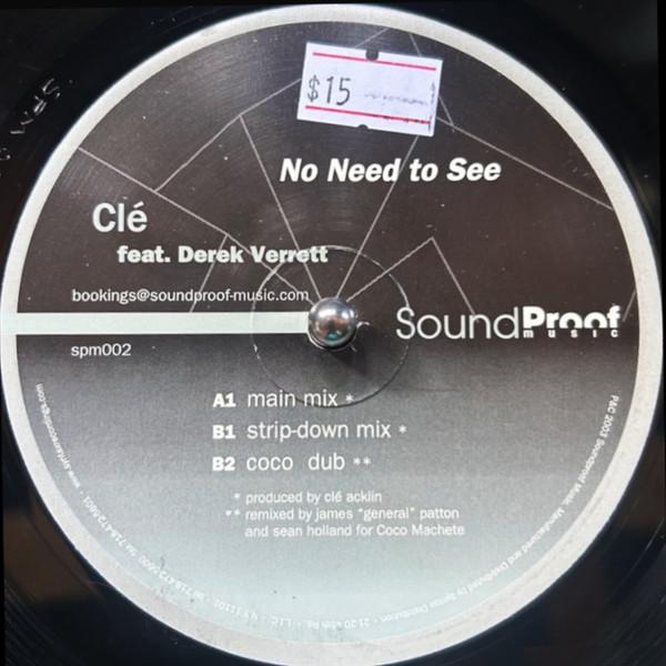 Cle Acklin - No Need To See