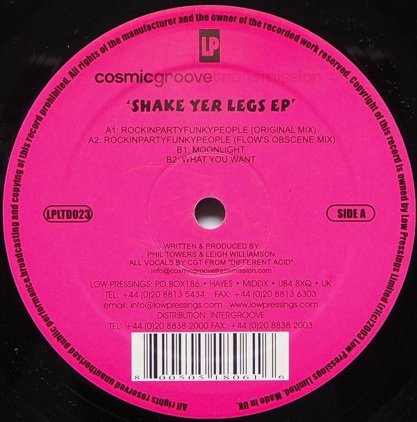 Cosmic Groove Transmission - Shake Yer Legs EP