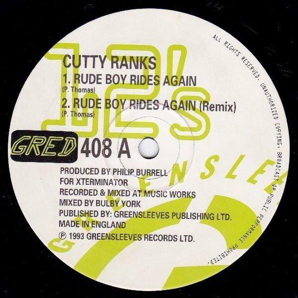 Cutty Ranks - Rude Boy Rides Again