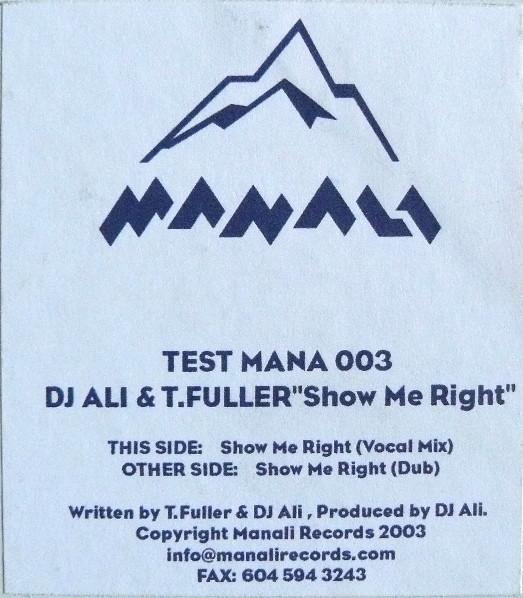 DJ Ali, Tim Fuller - Show Me Right
