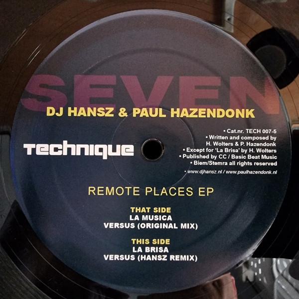DJ Hansz, Paul Hazendonk - Remote Places EP