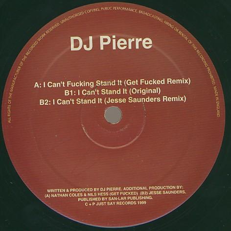 DJ Pierre - I Can't Stand It