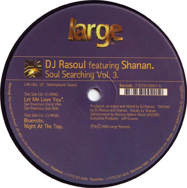 DJ Rasoul, Shanan - Soul Searching Vol. 3