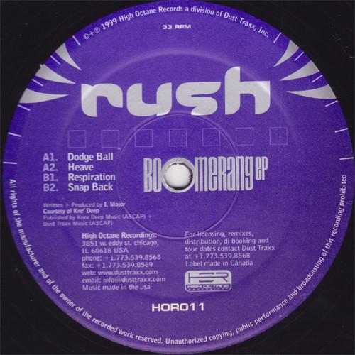 DJ Rush - Boomerang EP