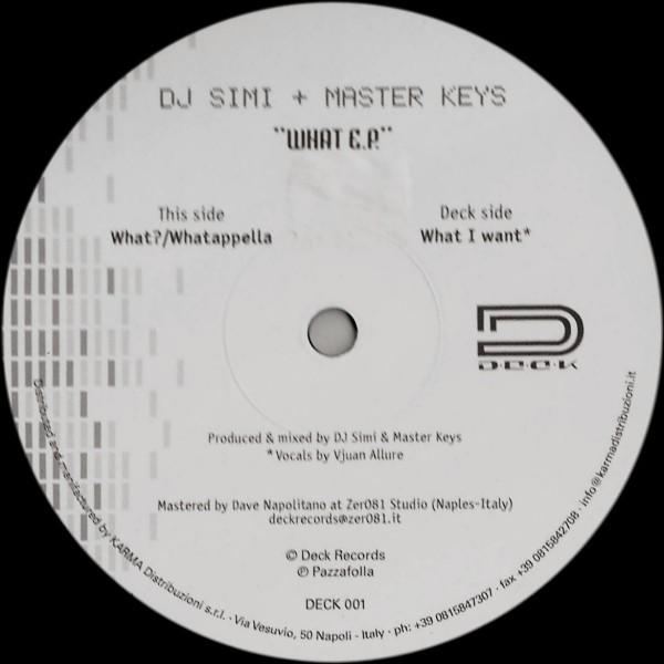 DJ Simi & Master Keys - What E.P.
