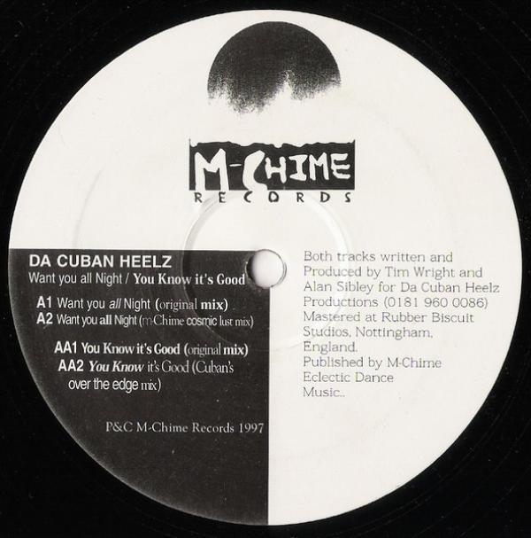Da Cuban Heelz - Want You All Night / You Know It's Good