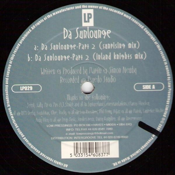 Da Sunlounge - Da Sunlounge (Part 2)