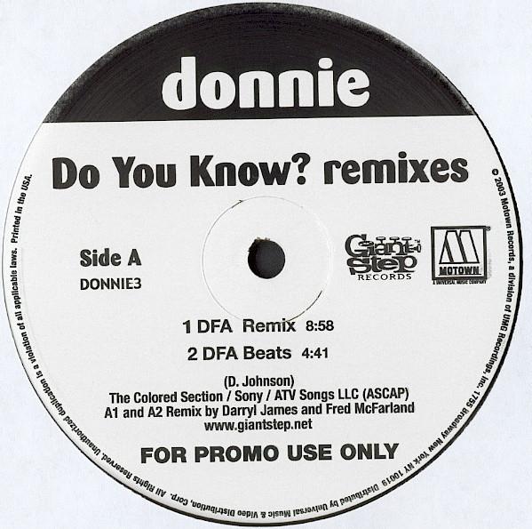 Donnie - Do You Know? (Remixes)