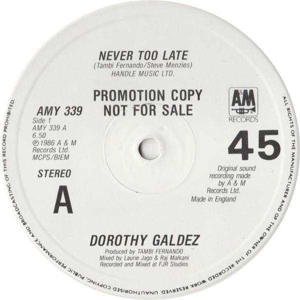 Dorothy Galdez - Never Too Late