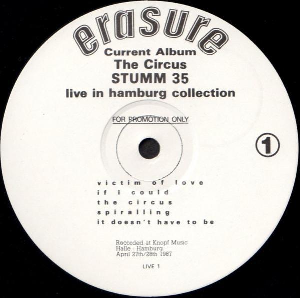 Erasure - Live In Hamburg Collection