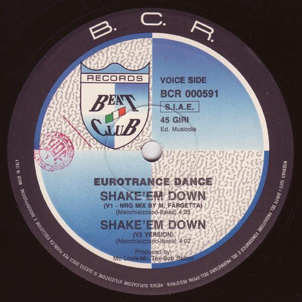 Eurotrance Dance - Shake 'Em Down