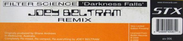 Filter Science - Darkness Falls (Joey Beltram Remix)