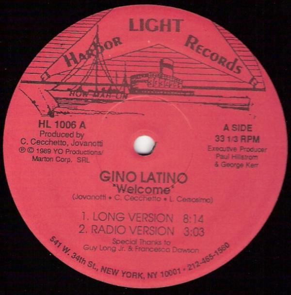 Gino Latino - Welcome / Yo