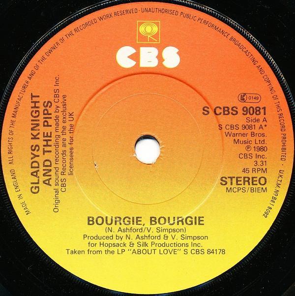 Gladys Knight And The Pips - Bourgie, Bourgie
