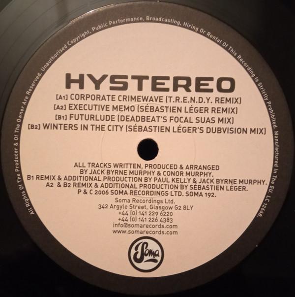 Hystereo - Winters In The City / Executive Memo (Remixes)