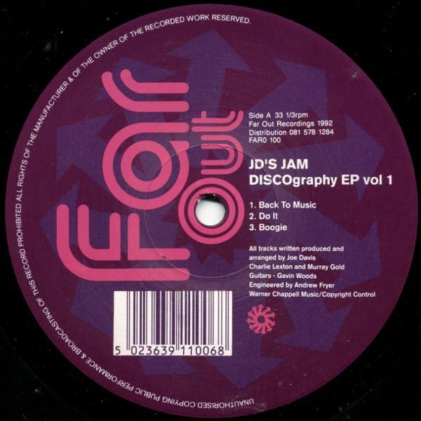 JD's Jam - DISCOgraphy EP Vol. 1