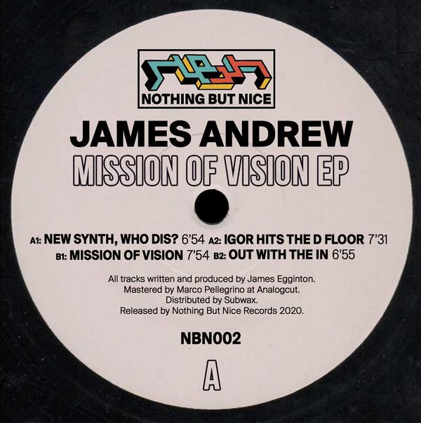 James Andrew (4) - Mission Of Vision EP