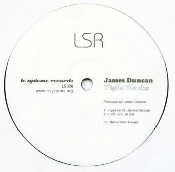 James Duncan - Night Tracks