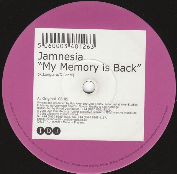 Jamnesia - My Memory Is Back