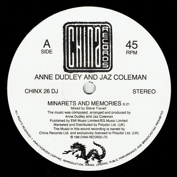 Jaz Coleman, Anne Dudley - Minarets And Memories