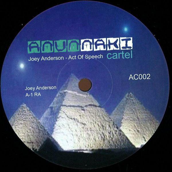 Joey Anderson (2) - Act Of Speech EP