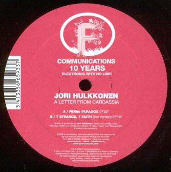 Jori Hulkkonen - A Letter From Cardassia