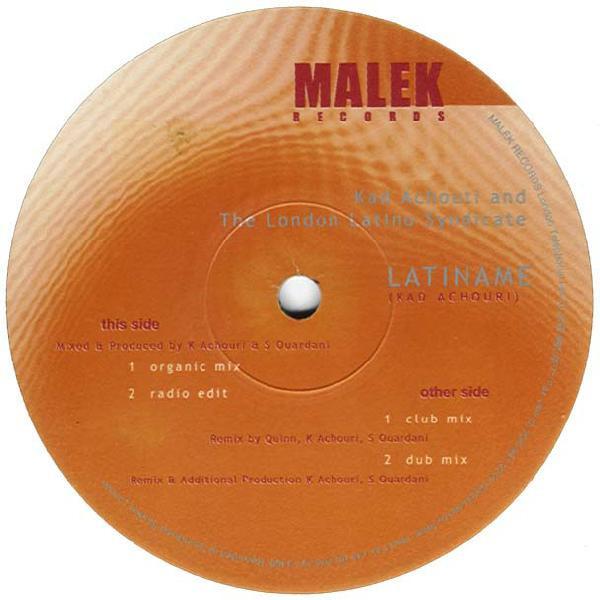 Kad Achouri, London Latin Syndicate - Latiname