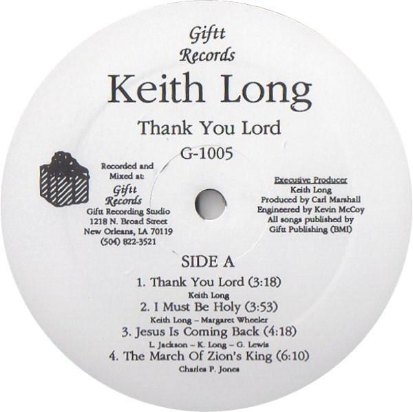 Keith Long (2) - Thank You Lord
