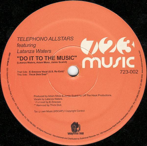 Latanza Waters, Telephono Allstars - Do It To The Music