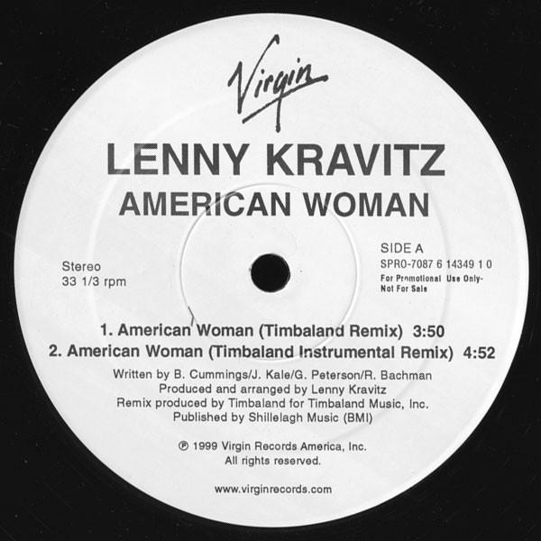 Lenny Kravitz - American Woman / Straight Cold Player