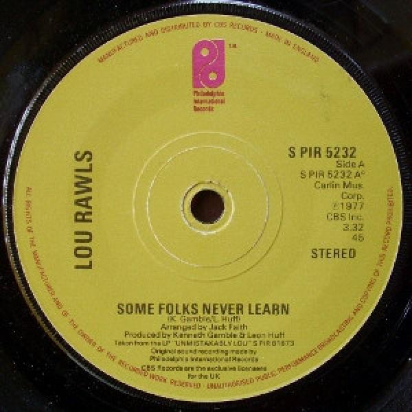 Lou Rawls - Some Folks Never Learn
