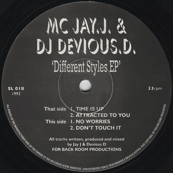MC Jay J & Devious D - Different Styles EP