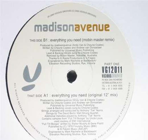 Madison Avenue - Everything You Need