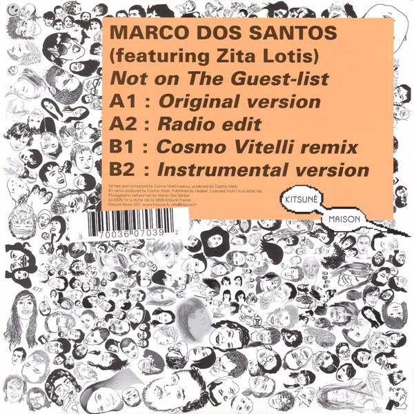 Marco Dos Santos, Zita Lotis - Not On The Guest-list