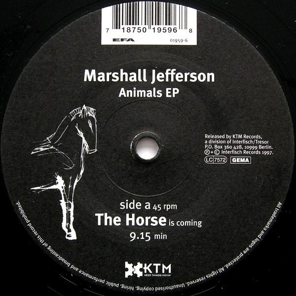Marshall Jefferson - Animals EP