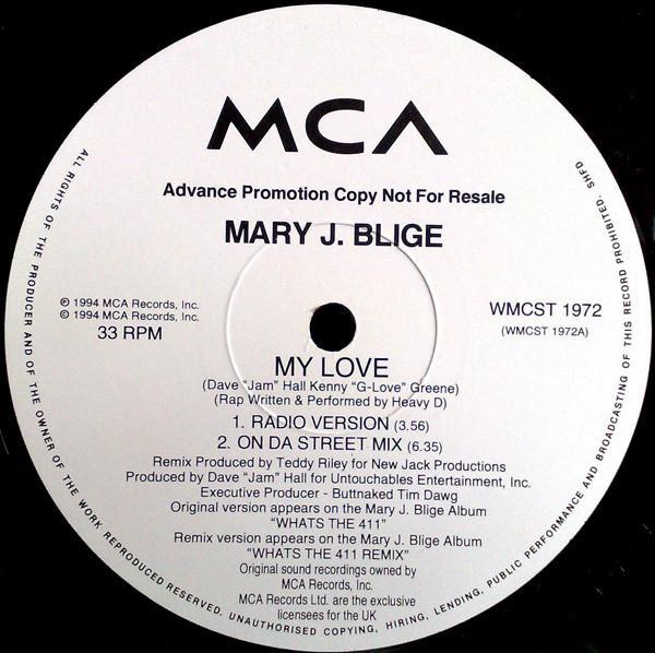 Mary J. Blige - My Love / Reminisce