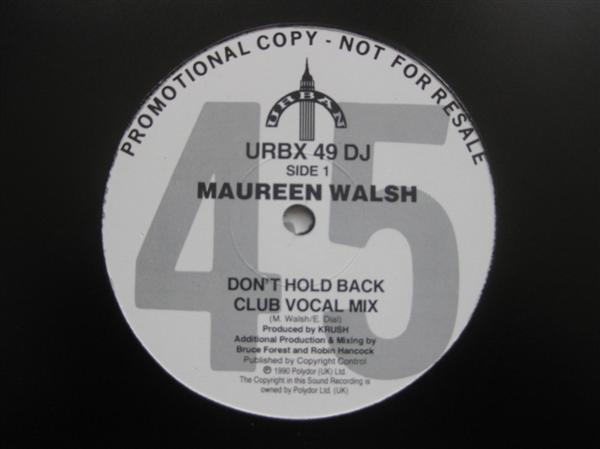 Maureen Walsh - Don't Hold Back