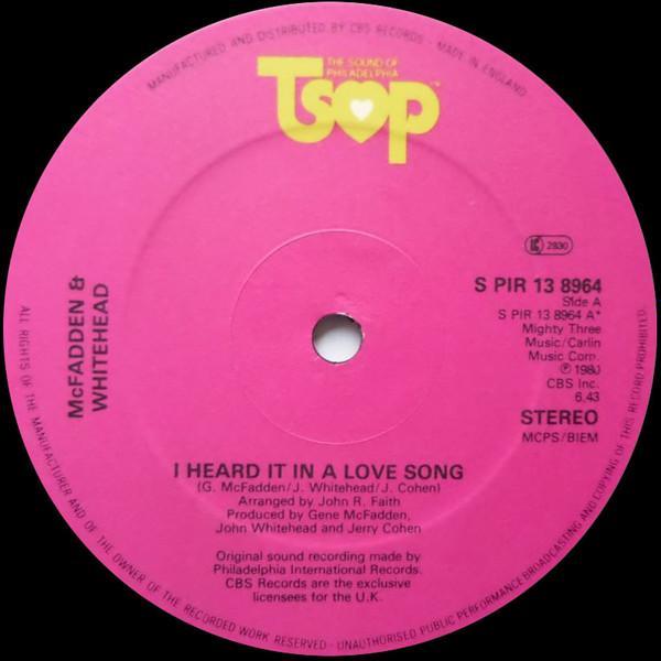 McFadden & Whitehead - I Heard It In A Love Song