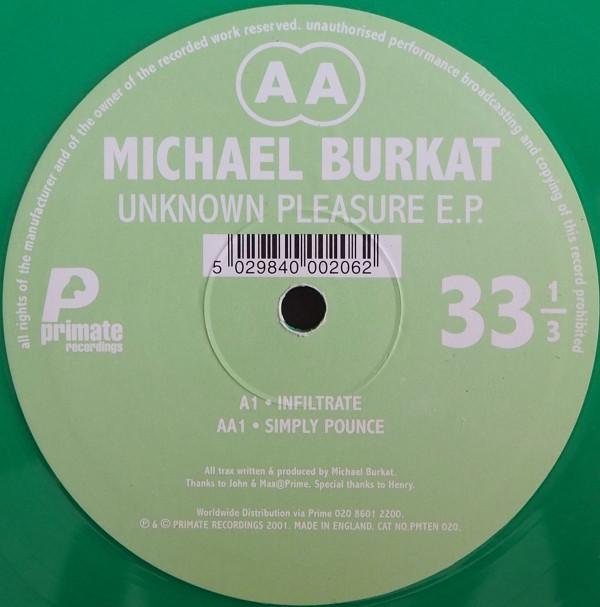 Michael Burkat - Unknown Pleasure E.P.