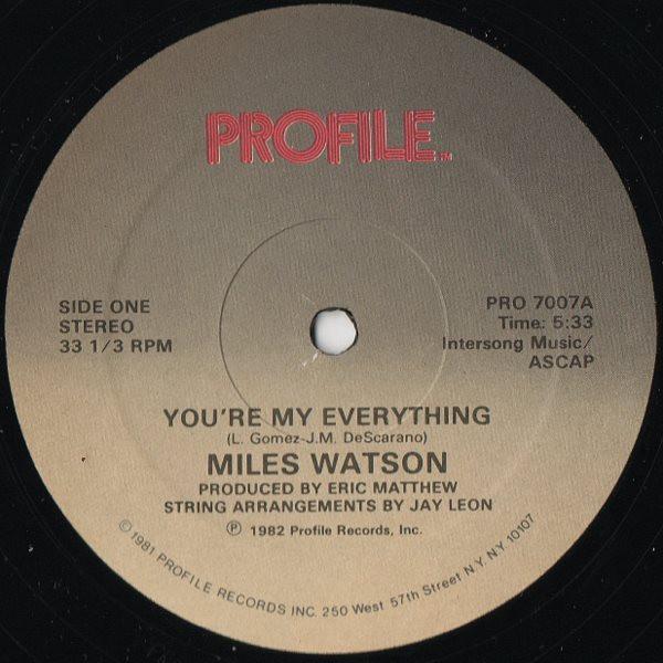 Miles Watson - You're My Everything