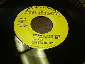 Nino & The Ebb Tides - Juke Box Saturday Night / I'll Fall In Love