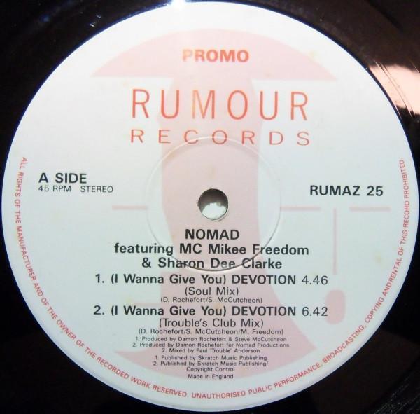 Nomad - (I Wanna Give You) Devotion (The Remixes)