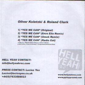 Oliver Koletzki, Roland Clark - Yes We Can